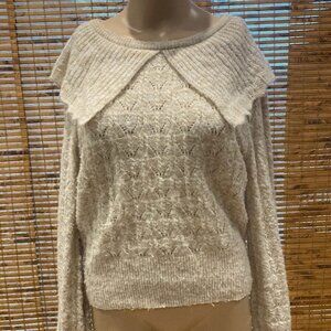 ASTRA SWEATER size small cream color